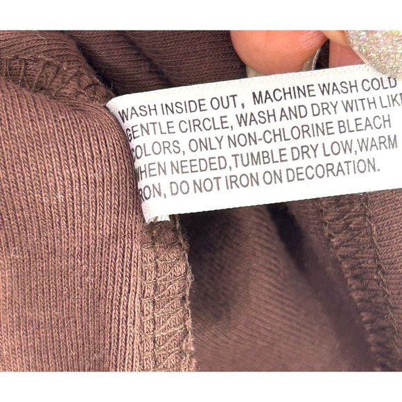 Dino Dee Toddler Turtleneck 5 Years Unisex Long Sleeves Solid Brown 100% Cotton - Picture 3 of 7